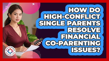 How Do High-conflict Single Parents Resolve Financial Co-parenting Issues?