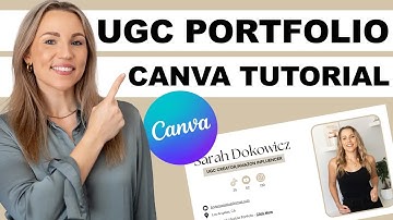 How To Make a UGC Portfolio with Canva | STEP BY STEP CANVA TUTORIAL
