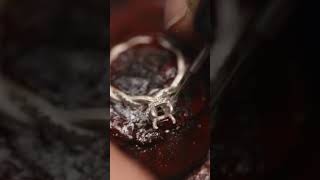 Handcrafted from the very first detail — this is how a diamond ring comes to life. #handmadejewelry