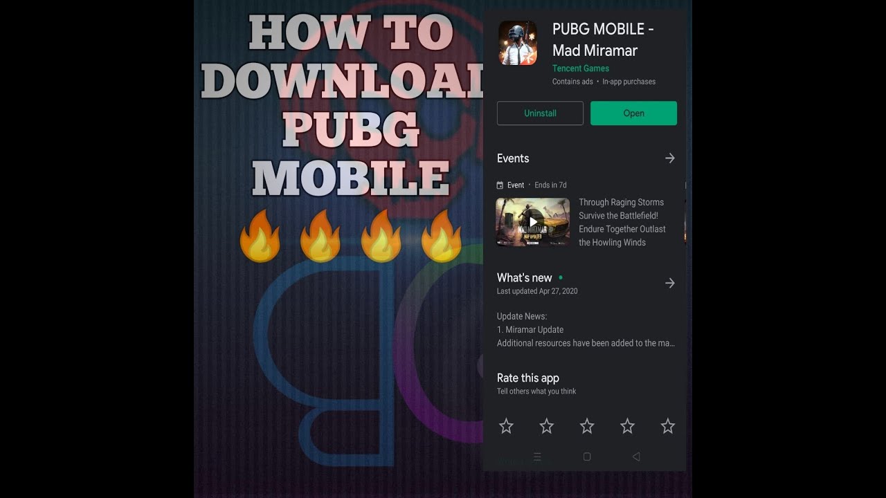 how to download pubg mobile on android phone | pubg mobile - YouTube