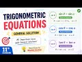 trigonometric equations , finding the general solution, 11th standard mathematics.