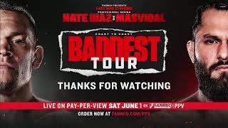 Diaz vs Masvidal: Baddest Tour | Miami | FANMIO PPV