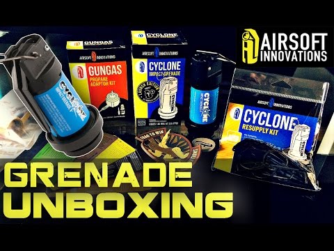 CYCLONE AIRSOFT GRENADE UNBOXING | AIRSOFT INNOVATIONS
