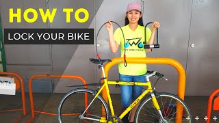 How To Lock Your Bike  The RIGHT Way!