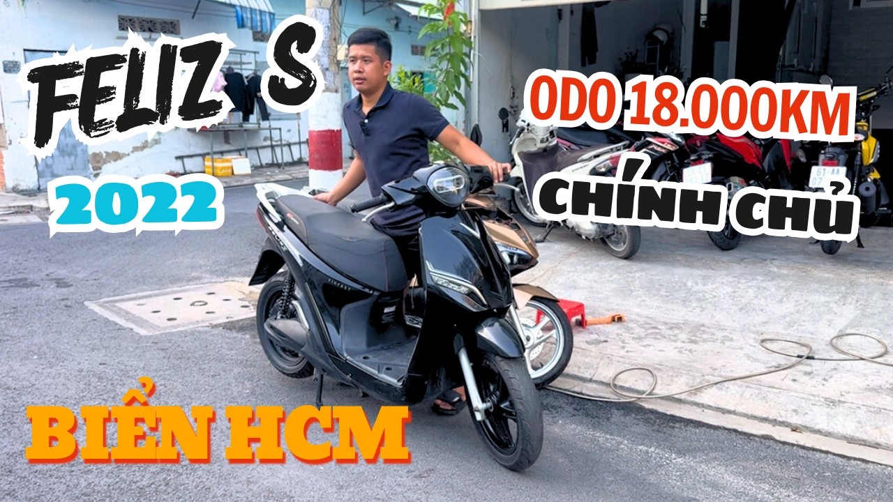 Vinfast Feliz S 2022 odo 18 ngàn biển HCM chính chủ ký giấy 