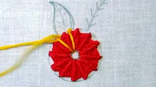 Hand Embroidery with Wool Thread | Easy Hand Embroidery Tutorial for Beginners |fashion ideas