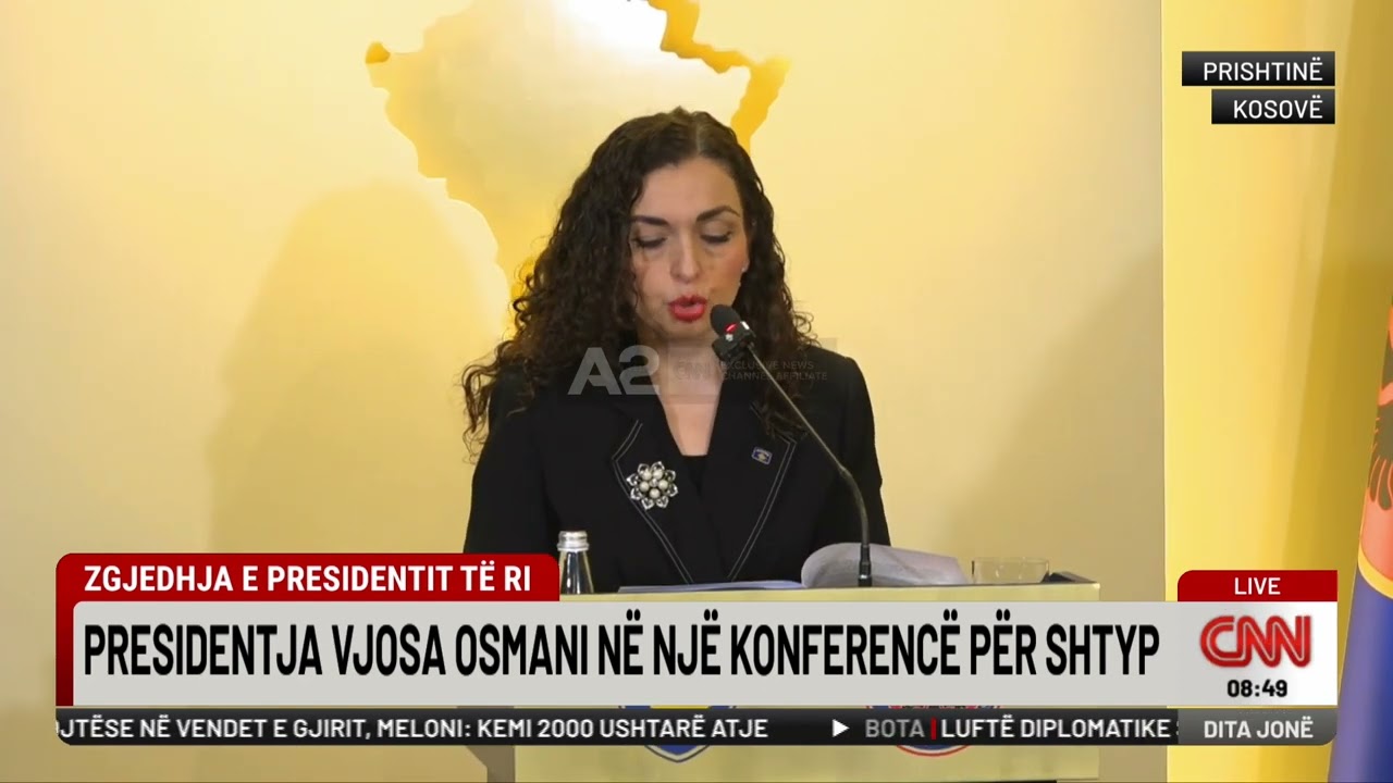 Presidentja Vjosa Osmani shpërndan Kuvendin