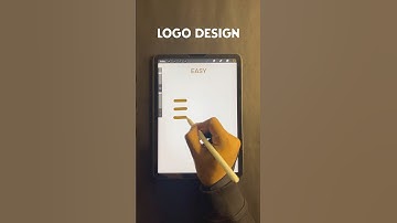 Easy | Logo Design #shorts #youtubeshorts #youtube #illustrator #procreate