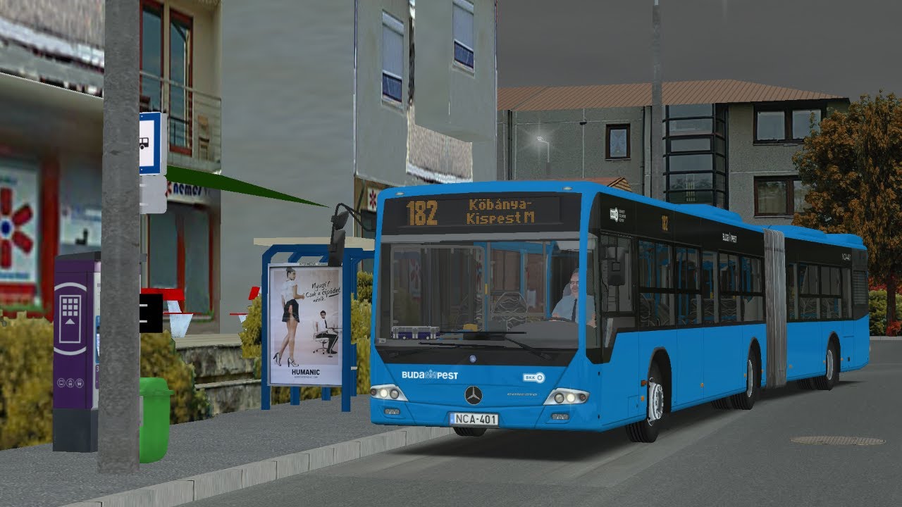 OMSI 2 Timelapse #8 - Délpest 5.2 182 Mercedes-Benz Conecto G