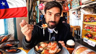 Probamos COMIDA DE MERCADO en VALPARAÍSO😯🇨🇱 EL CARDONAL CHILE | VUELTALMUN