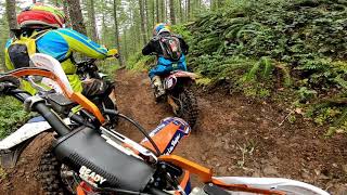 Endurocross track at Browns Camp-Tillamook State Forest