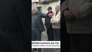 Qazılıb Taleyin Ümidinə Buraxılan Yol. Qurumlar Yolu Qazıb, Amma Düzəltmək Yaddan Çıxıb..