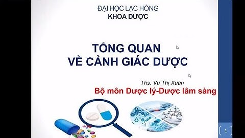 THÔNG TIN THUỐC VÀ DƯỢC CẢNH GIÁC - ÔN TẬP 30% - 4/9/21