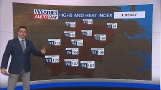 WRAL Weather Alert Days: Heat Advisories continue through at least Wednesday