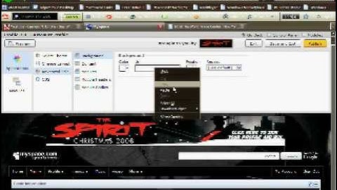 How to put a picture as a myspace background 2.0