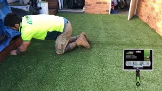 How To Install Turf On A Hard Surface