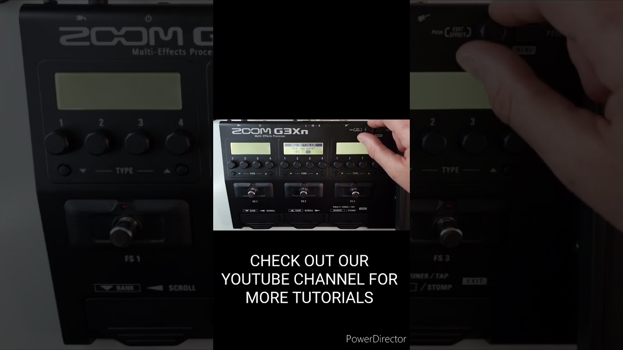 060 ZOOM G3Xn/G3n - How To Restore To Factory Default Settings