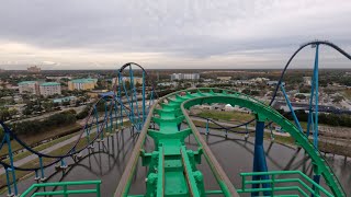 Kraken Unleashed 5K 60FPS POV Sea World Orlando 2023