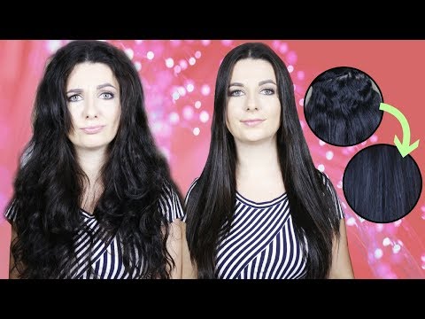 Como ter cabelo liso escorrido! ♡ - Fefa