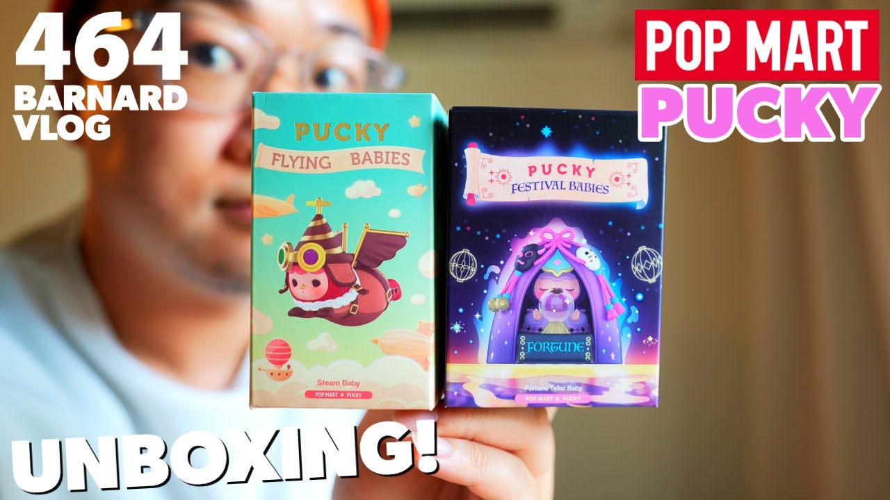 POPMART】ポップマート 開封！ PUCKY 2種をunboxing