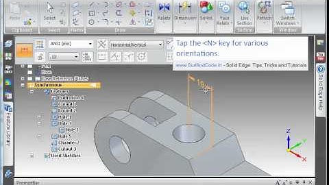 Solid Edge Video Quick Tip #025
