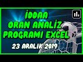 İDDAA ORAN PROGRAMI YENİ SİSTEM - YouTube