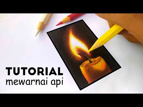 Video: Nyala Api: Cara Menggambar Dengan Pensil