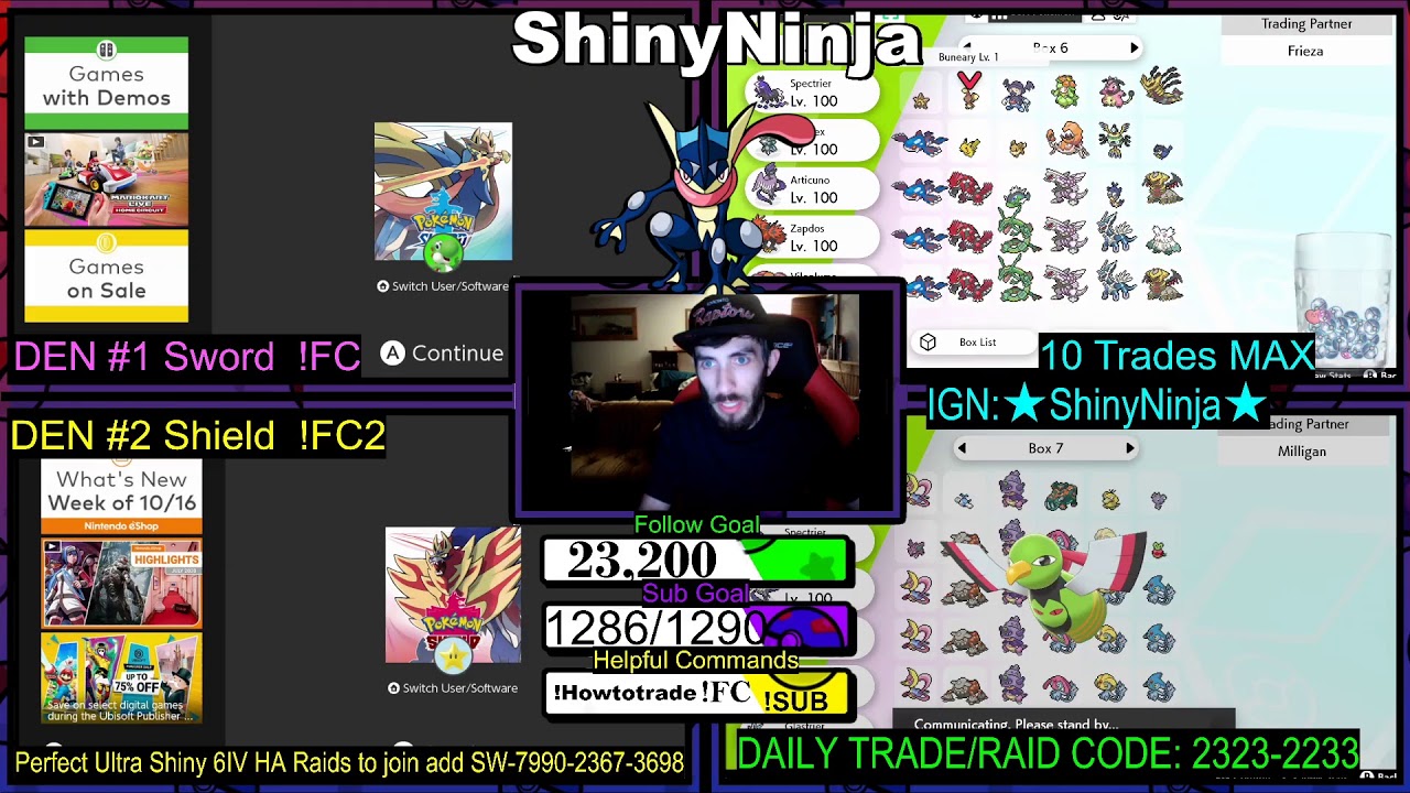 Free CROWN TUNDRA PKM!! 6IV HA Raids also free custom Pokémon with ...