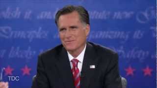 Romney Shot Down By Debate Moderator