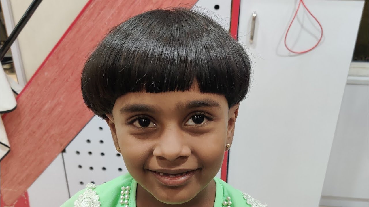 Live video Mashroom Haircut veryeasy way to kids Hair Cutting school