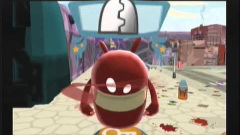 DE BLOB Wii Walkthrough Part 1C Level 1 Last Resort