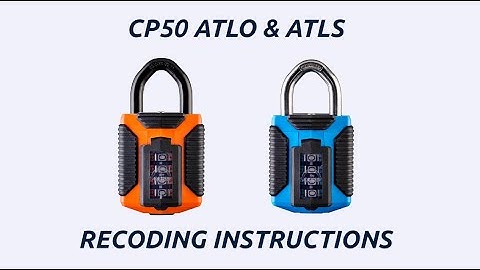 CP50 ATL Padlock Recoding Instructions