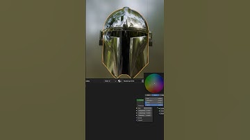 Making the Mandalorian Helmet in Blender #blender #blender3d #3danimation #mandalorian #3dart