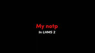 My Notp In Lhms 2 Not Otp Lhms 2 Earran Tsuki