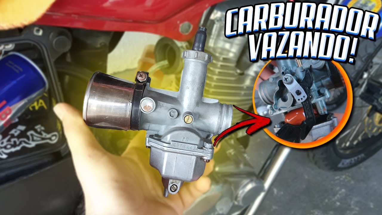 CARBURADOR DA MOTINHA VAZANDO GASOLINA ‹‹ Maycon Aragão ›› - YouTube