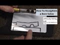 How To Repair a Bent Valve That Is Stuck