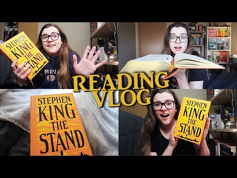Reading THE STAND by Stephen King 💀 [reading vlog]