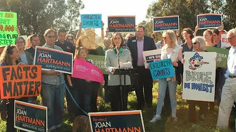 Third District Supervisor Joan Hartmann Press Conf...