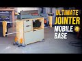 Jointer Mobile Base | How to Make the Ultimate Cart with Support Arms and Dust Collection