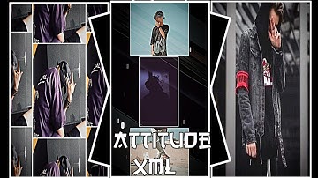 BOYS ATTITUDE 🔥 NEW ATTITUDE 😈SONG TRENDING ALIGHT MOTION VIDEO 💥 XML FILE 🎁 #tiktok #xml #trending