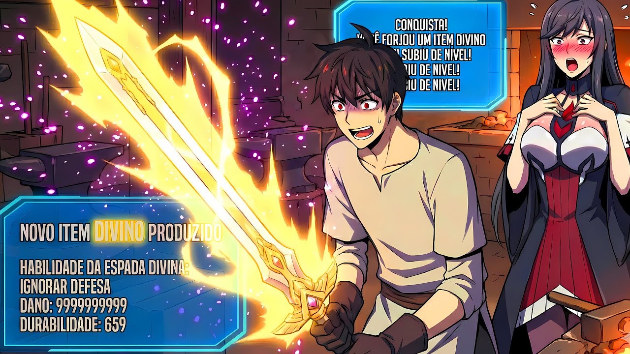 POBRE Recebeu o Titulo de Ferreiro DIVINO e a Habilidade de Criar Armas Lendárias¹⁴ - Manhwa