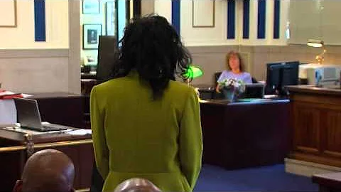 Outburst by indicted judge Tracie Hunter in co