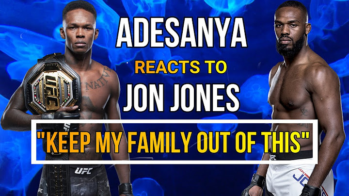 Israel Adesanya Reacts to Jon Jones "Keep my family out of this"UFC|Israel adesanya vs Jon jones|