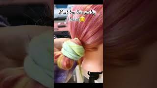 ??Must Create this: Unique Hairstyle For Party  easy tutorialshort