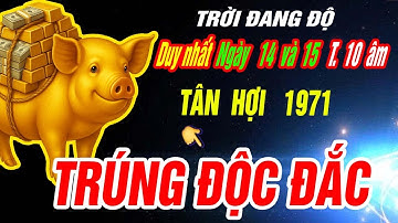 SỰ THẬT LẠNH GÁY Tuổi TÂN HỢI 1971 đúng 2 ngày tới Tháng 10 âm 2025 TIỀN VỀ TỚI TẤP CỰC GIÀU