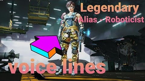 LEGENDARY ALIAS - ROBOTICIST VOICE LINES | CoDM | #roadto100subs #voicelines #codmobile #codmskins
