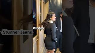 Janhvi Kapoor Stunned In A Black Mini Dress At An Event
