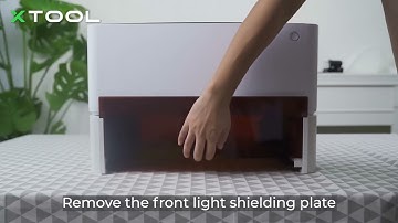 Assembly of the xTool M1 Air Assist Set and the Riser Base with Honeycomb Panel