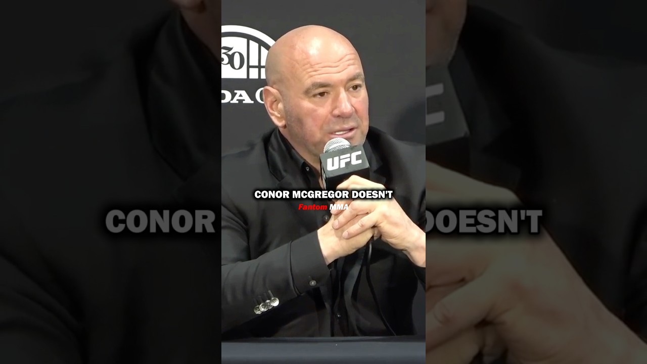 Дана объясняет, почему Конор, возможно, больше никогда не будет драться.