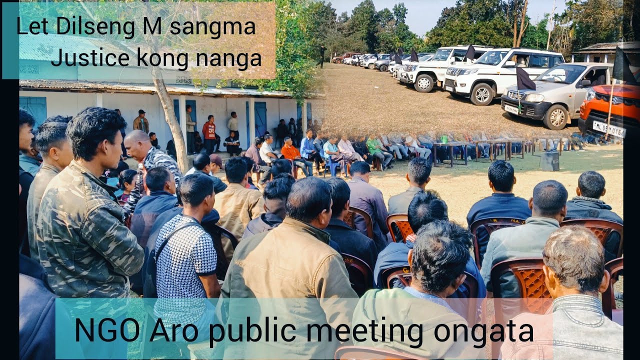 NGO Aro public meeting Let Dilseng M sangma ni gimin
